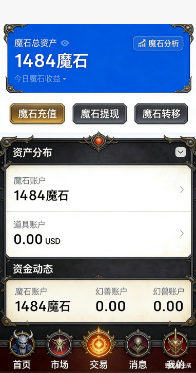 互通魔域私服野外游戏画面